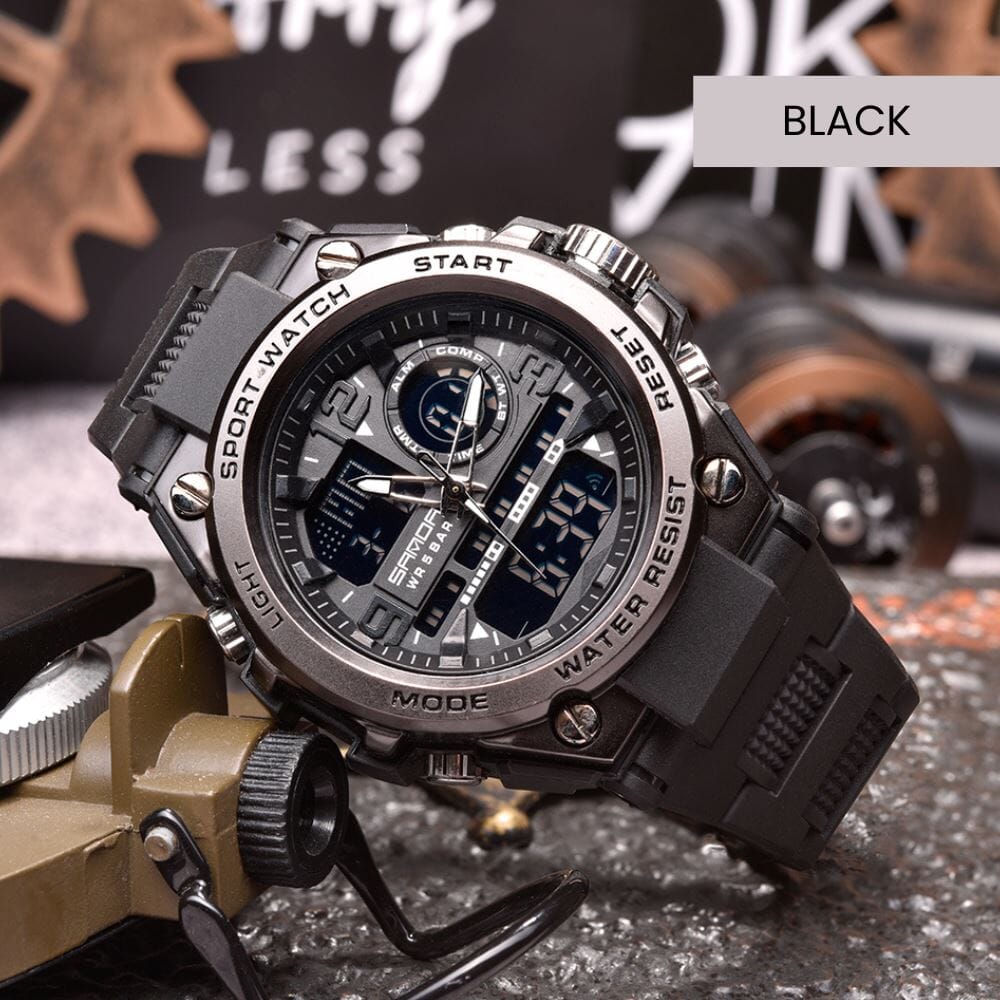 Montre Militaire Homme SANDA Sport Joias & Acessórios (Relógio 2) Mascato Shop Noir