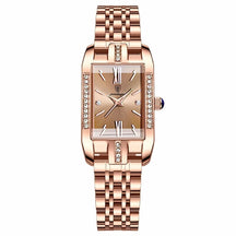 Montre Femme Quartz Rectangulaire de Luxe Feminino - Relógio 2 Mascato Shop Doré 